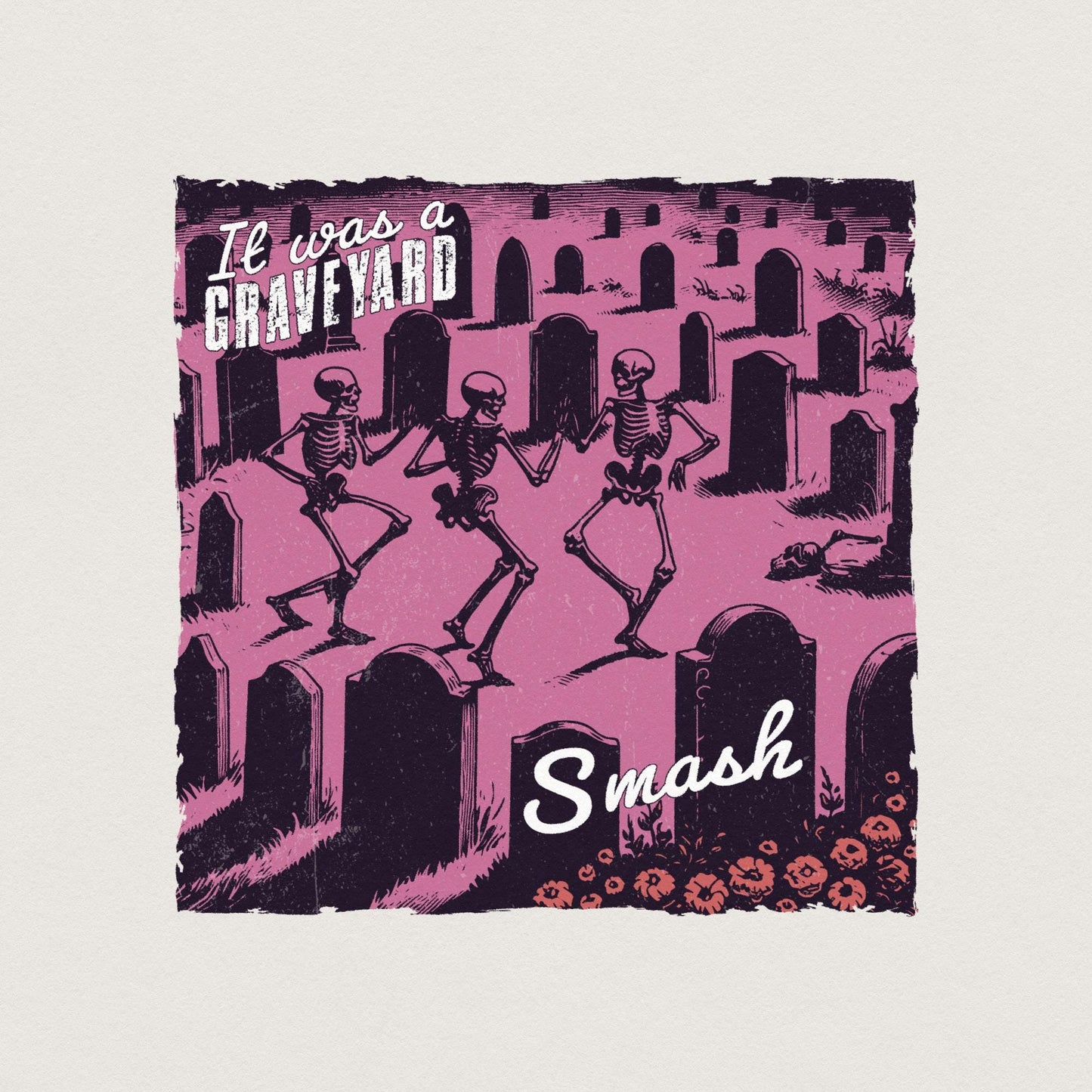 Graveyard Smash PNG, Halloween PNG - 300 DPI Design for T-Shirt