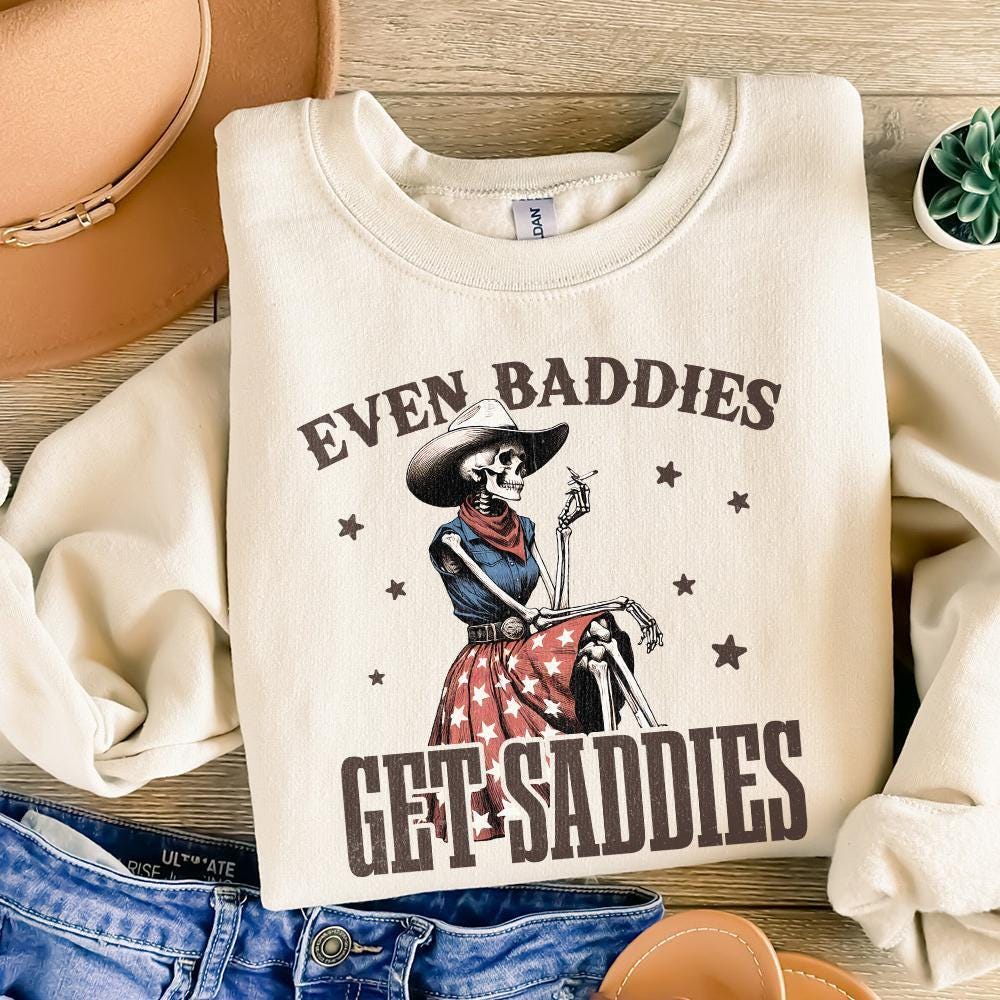 Even Baddies Get Saddies PNG, Anxiety PNG - 300 DPI Design for T-Shirt