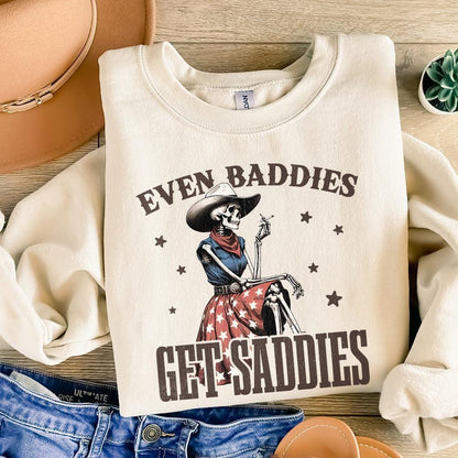 Even Baddies Get Saddies PNG, Anxiety PNG - 300 DPI Design for T-Shirt