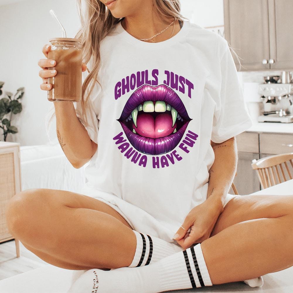 Ghouls Just Wanna Have Fun PNG, Halloween PNG - 300 DPI Design for T-Shirt