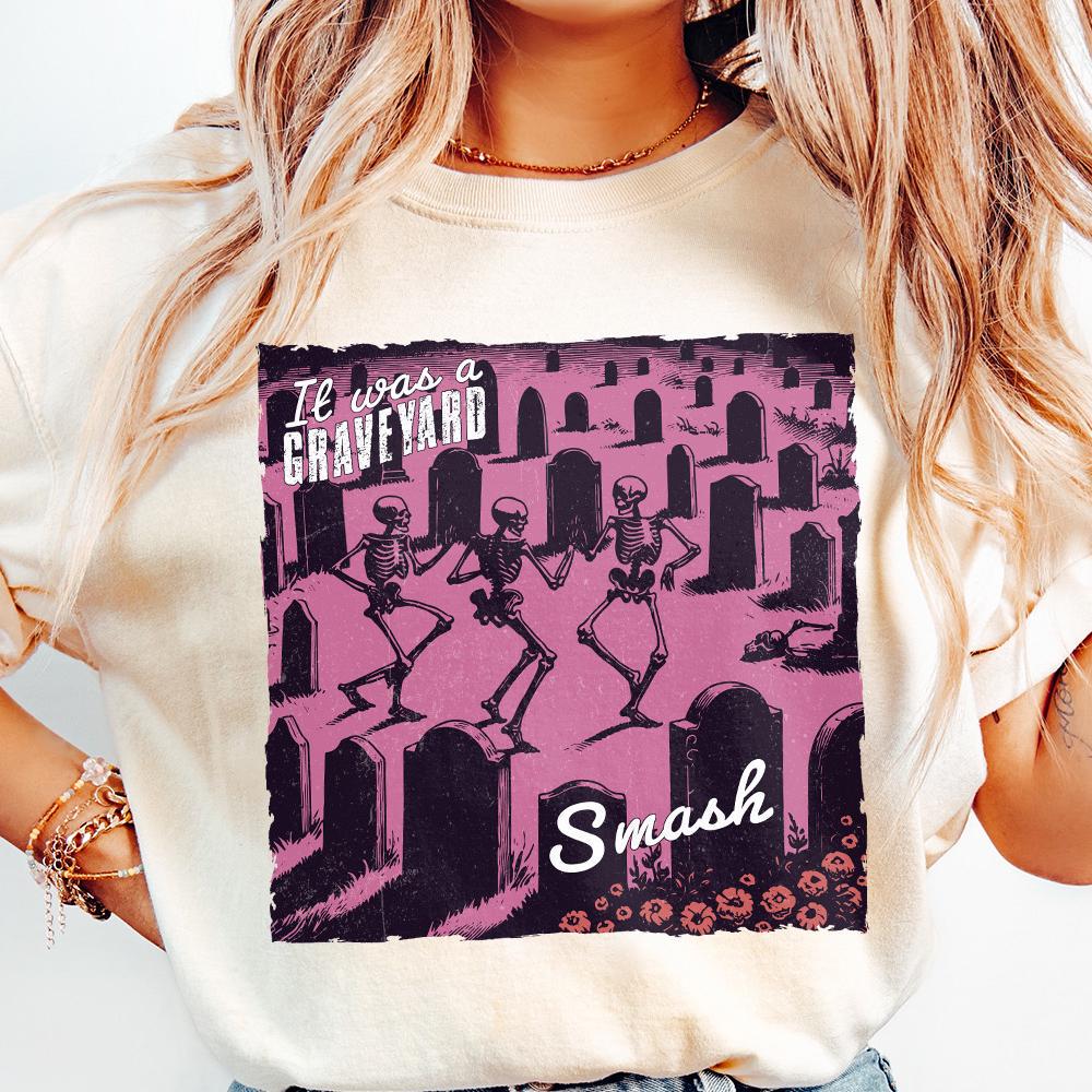 Graveyard Smash PNG, Halloween PNG - 300 DPI Design for T-Shirt