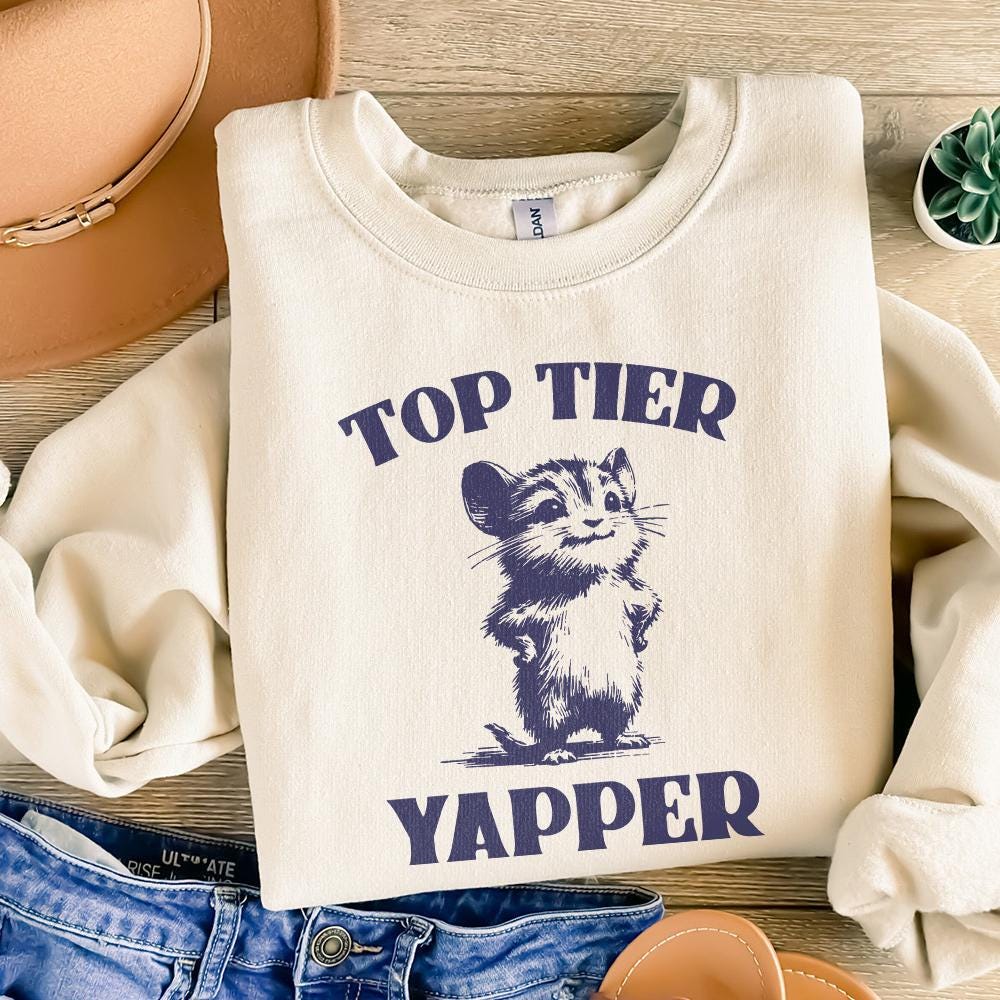 Top Tier Yapper PNG, Dank Meme Png - 300 DPI Design for T-Shirt