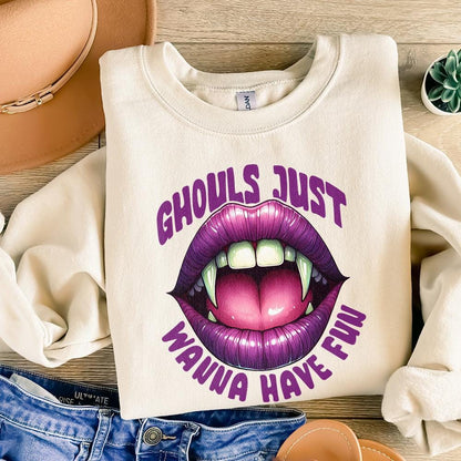 Ghouls Just Wanna Have Fun PNG, Halloween PNG - 300 DPI Design for T-Shirt