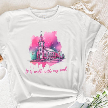 It Is Well With My Soul PNG, Christian Art - 300 DPI Design for T-Shirt