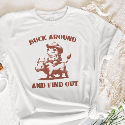 Buck Around Find Out, Western Designs - 300 DPI Design for T-Shirt