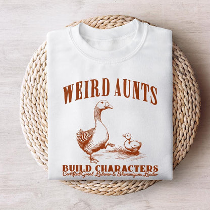 Weird Aunts Build Characters PNG, Funny Aunt Gift - 300 DPI Design for