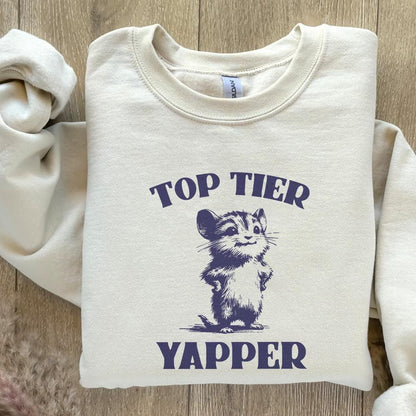 Top Tier Yapper PNG, Dank Meme Png - 300 DPI Design for T-Shirt