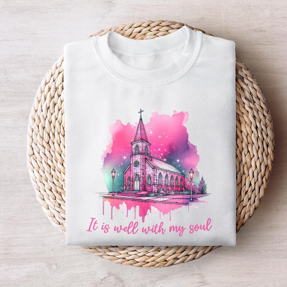 It Is Well With My Soul PNG, Christian Art - 300 DPI Design for T-Shirt