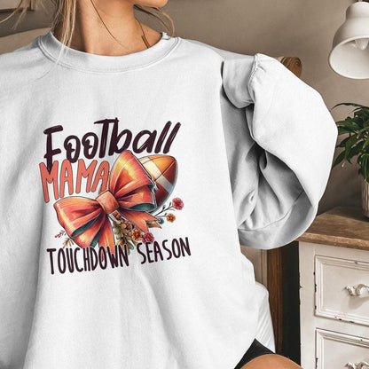 Football Mama Png, Football Bow Png - 300 DPI Design for T-Shirt