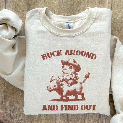 Buck Around Find Out, Western Designs - 300 DPI Design for T-Shirt