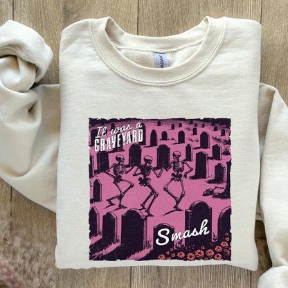 Graveyard Smash PNG, Halloween PNG - 300 DPI Design for T-Shirt