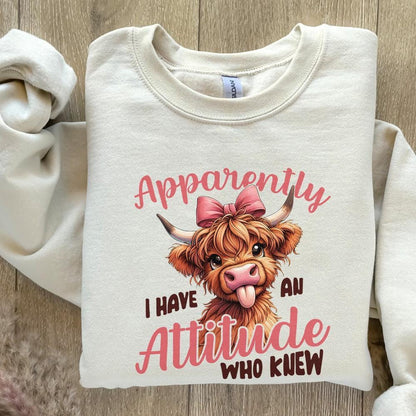 Highland Cow Png Sublimation Printable, Funny Cows Png - 300 DPI Design