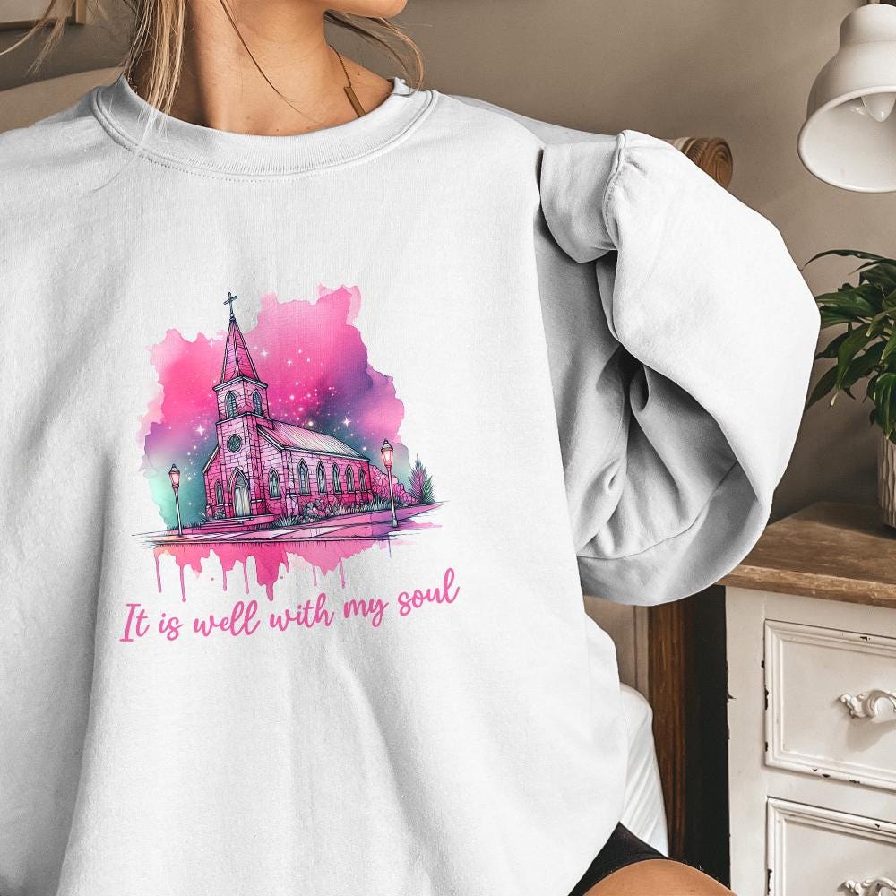 It Is Well With My Soul PNG, Christian Art - 300 DPI Design for T-Shirt