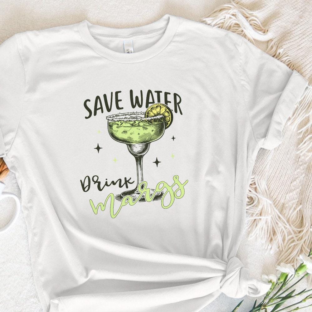 Save Water Drink Margs PNG, Funny Summer Sublimation - 300 DPI Design for