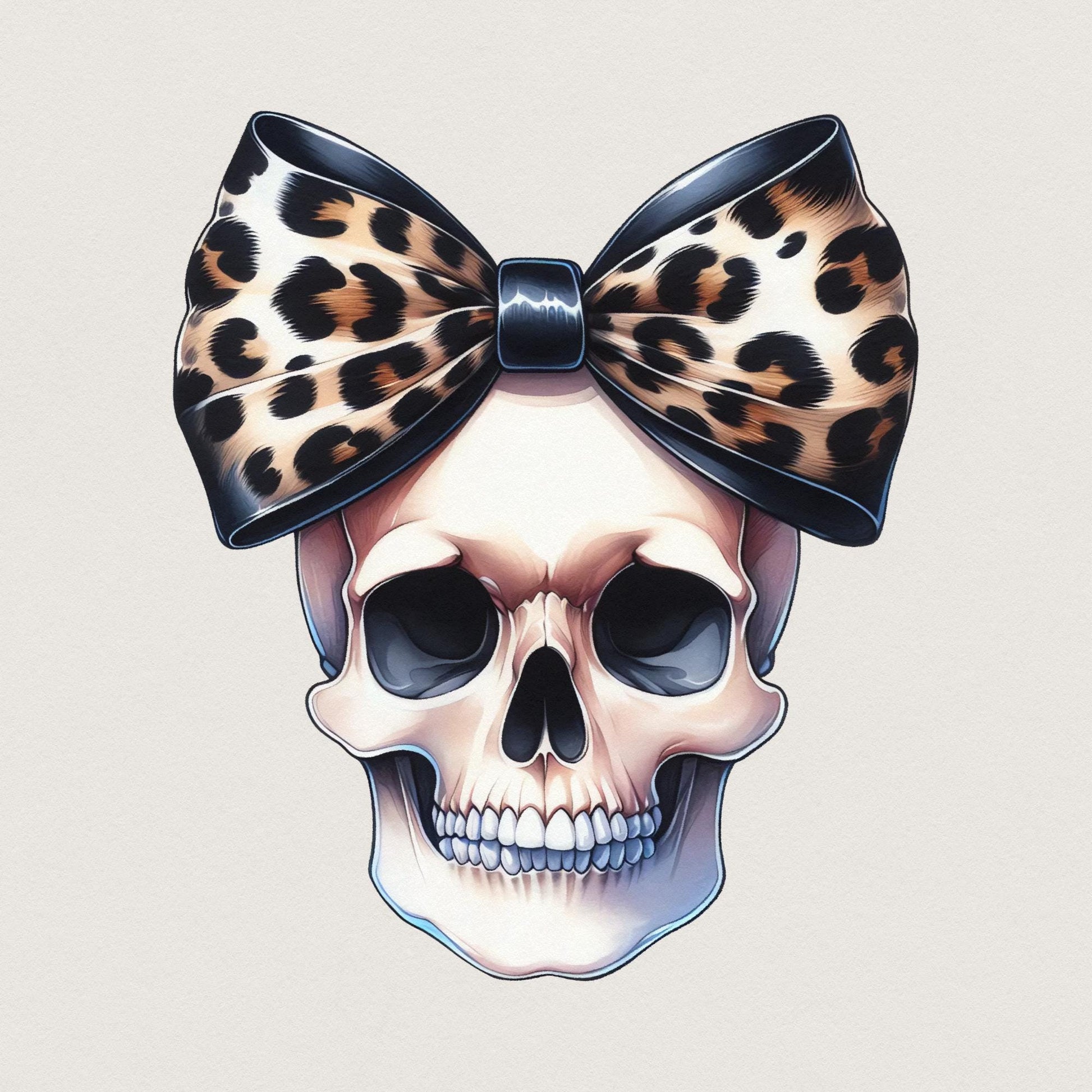 Retro Halloween Skull Coquette Bow Png, Spooky Shirt - 300 DPI Design for