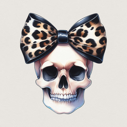 Retro Halloween Skull Coquette Bow Png, Spooky Shirt - 300 DPI Design for