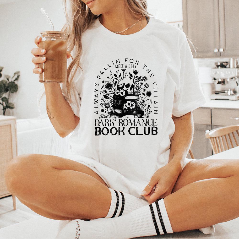 Dark Romance Book Club PNG, Book Lover - 300 DPI Design for T-Shirt