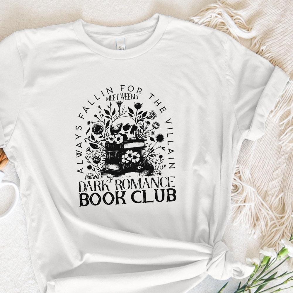 Dark Romance Book Club PNG, Book Lover - 300 DPI Design for T-Shirt