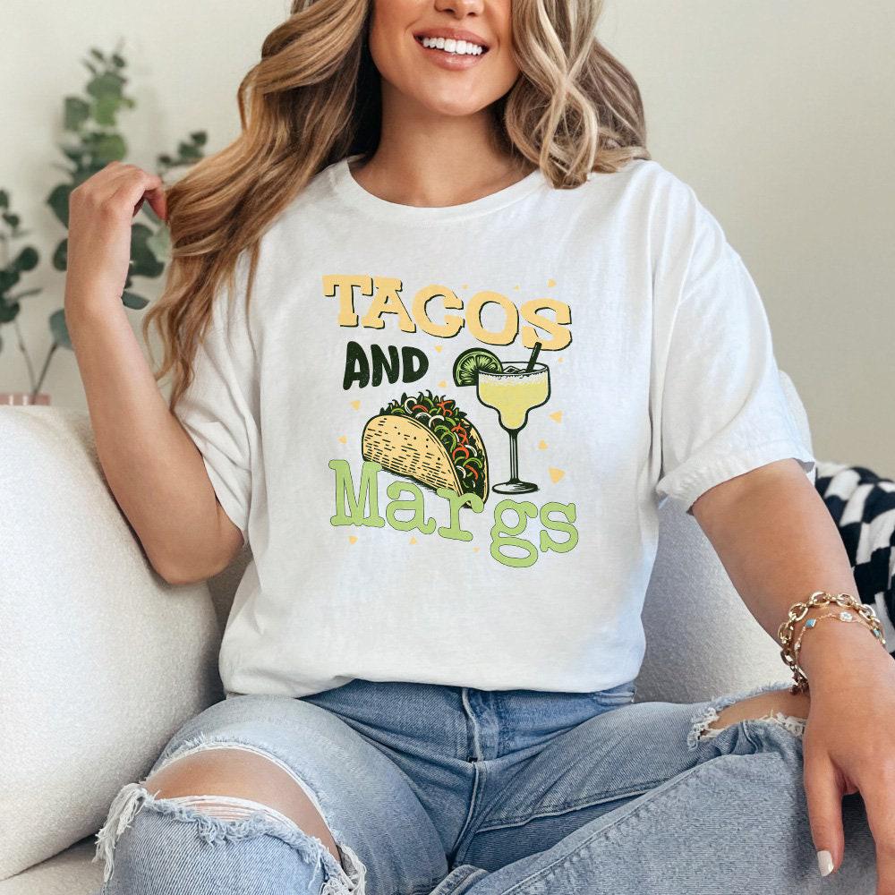 Tacos and Margs, Margarita - 300 DPI Design for T-Shirt