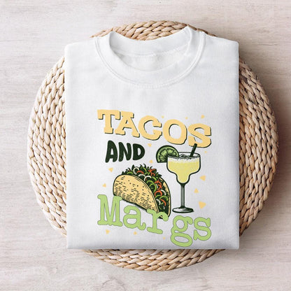 Tacos and Margs, Margarita - 300 DPI Design for T-Shirt