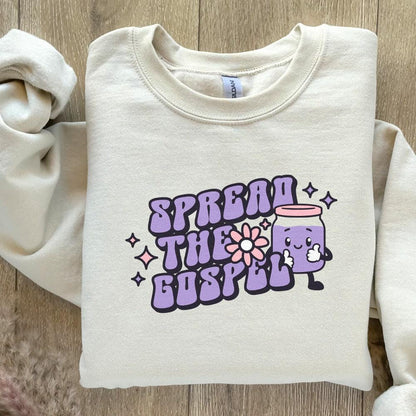 Spread the Gospel, Retro Christian PNG - 300 DPI Design for T-Shirt