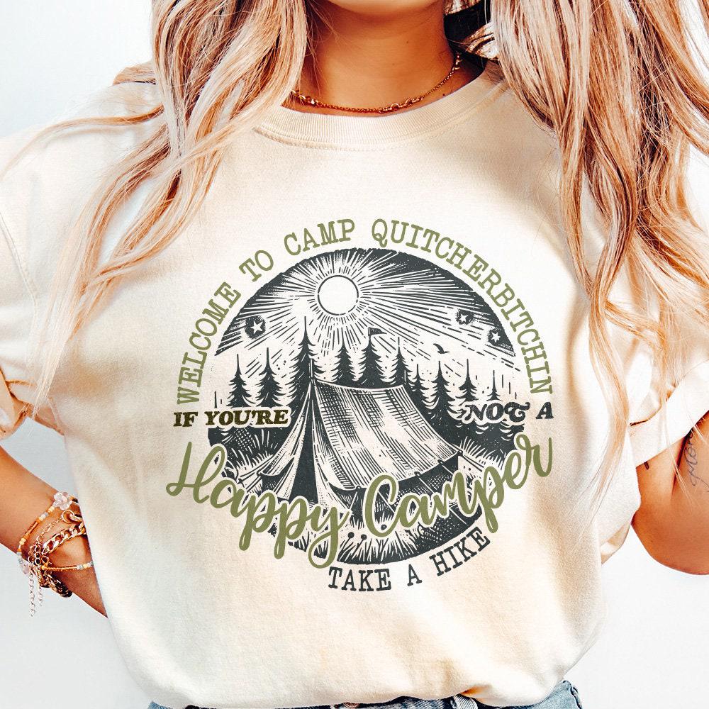 Funny Camping PNG, Sublimation Design - 300 DPI Design for T-Shirt