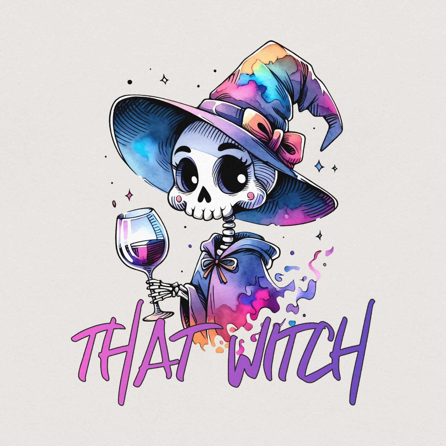 That Witch PNG, Halloween Witch - 300 DPI Design for T-Shirt