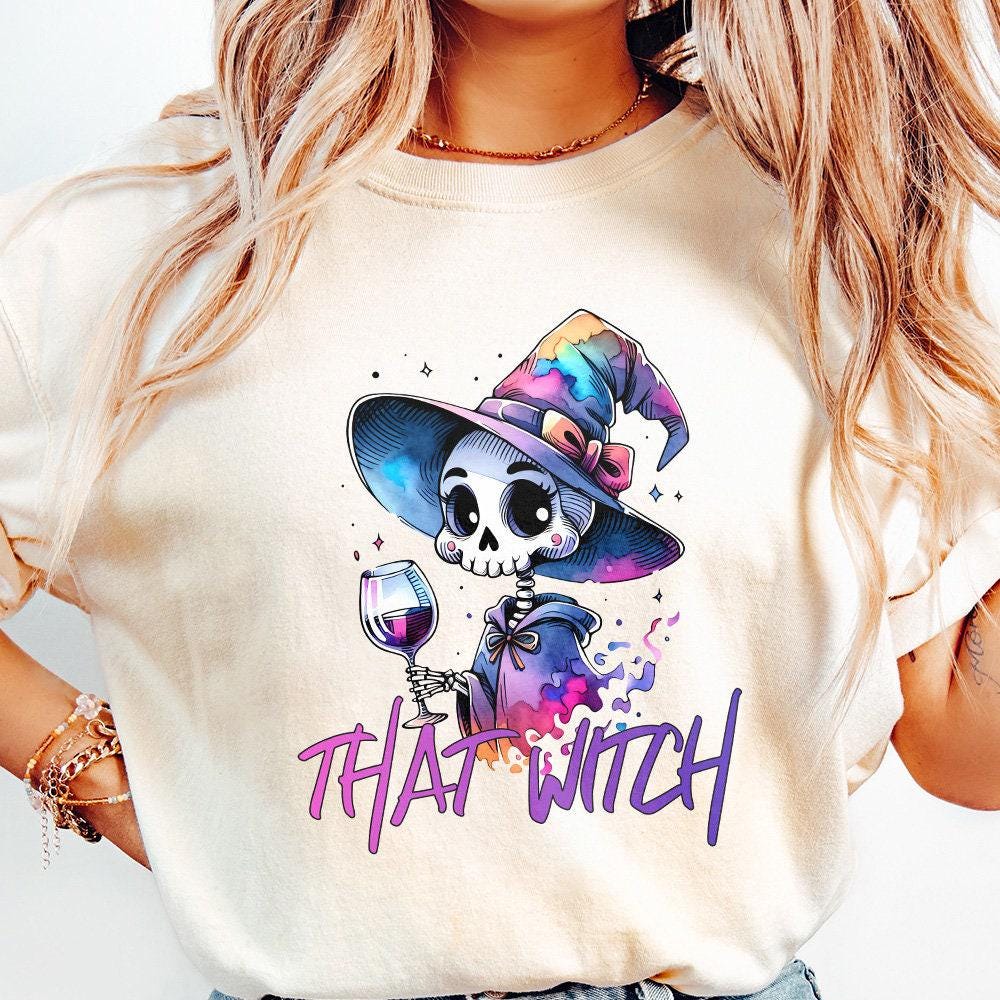 That Witch PNG, Halloween Witch - 300 DPI Design for T-Shirt