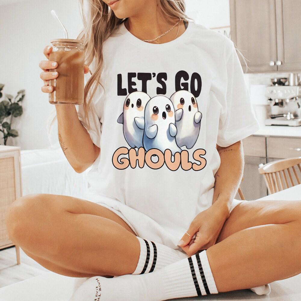 Cute Halloween png, Let's Go Ghouls png - 300 DPI Design for T-Shirt