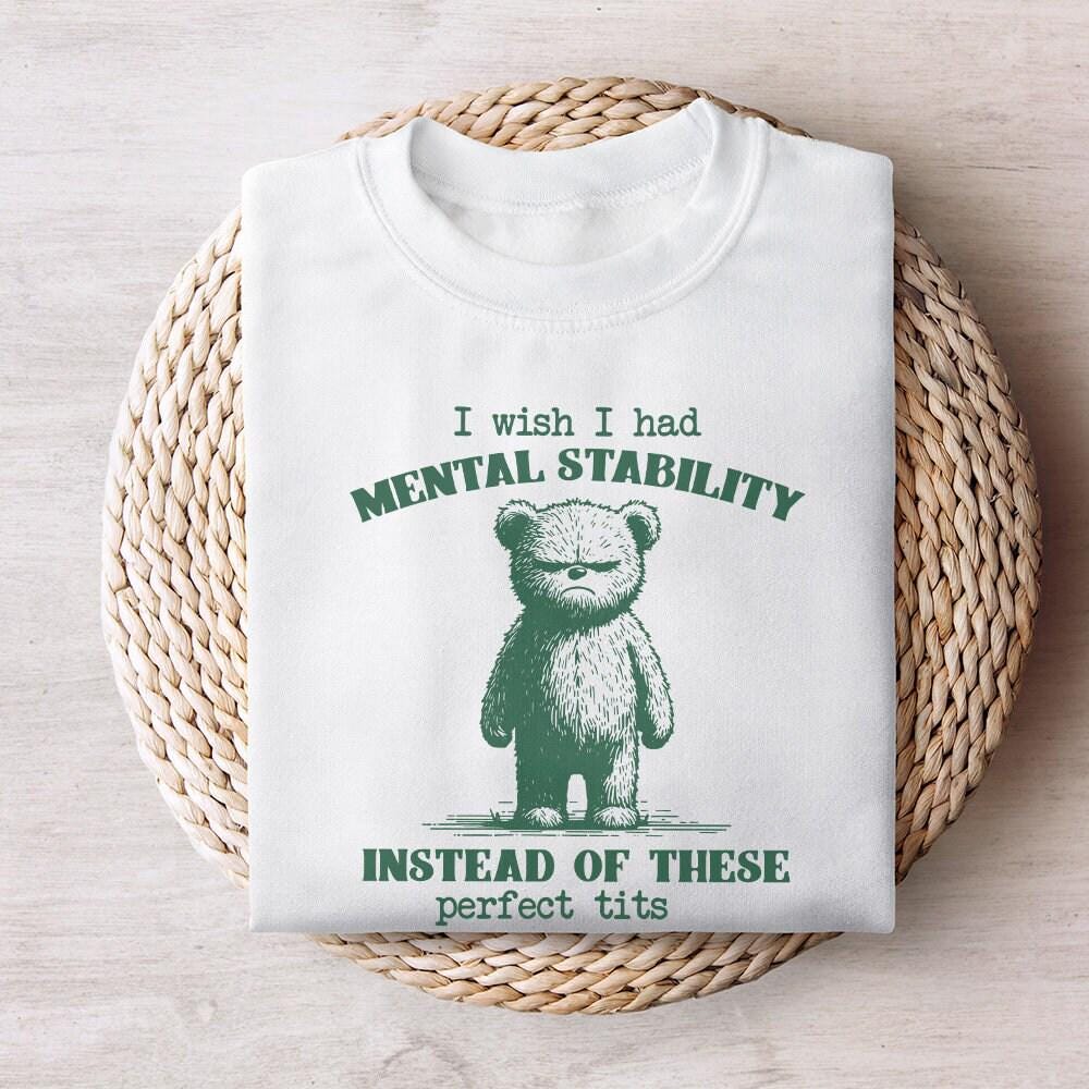 Funny Mental Health Meme PNG, Perfect Tits Quote - 300 DPI Design for