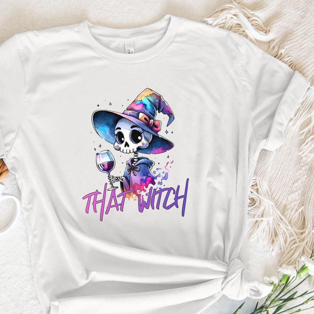 That Witch PNG, Halloween Witch - 300 DPI Design for T-Shirt