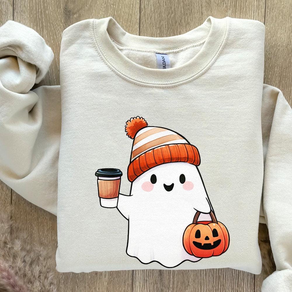 Boo-jee PNG, Cute Halloween Ghost - 300 DPI Design for T-Shirt