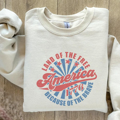 Land of the Free PNG, 4th of July America Sublimation - 300 DPI Design