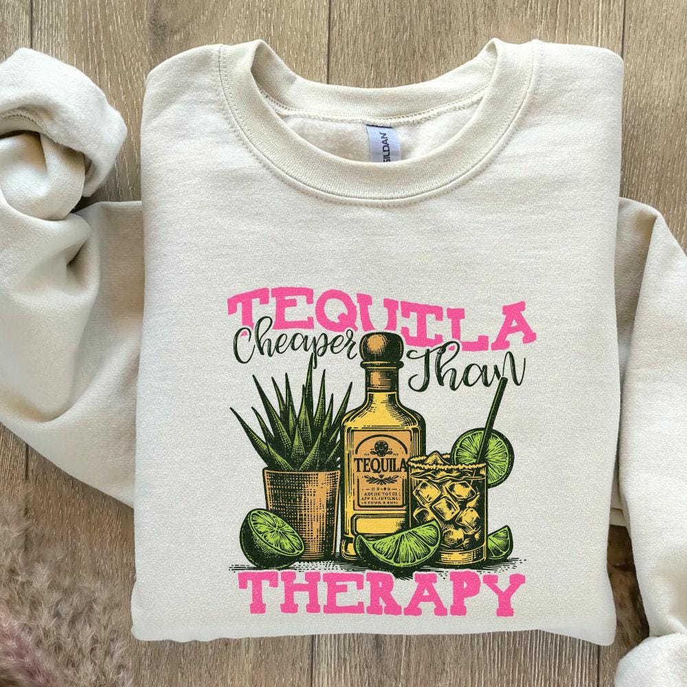 Tequila Therapy PNG, Summer Tequila Sublimation - 300 DPI Design for