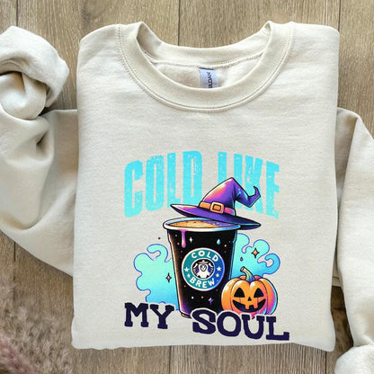 Cold Like My Soul Png, Witch Png - 300 DPI Design for T-Shirt