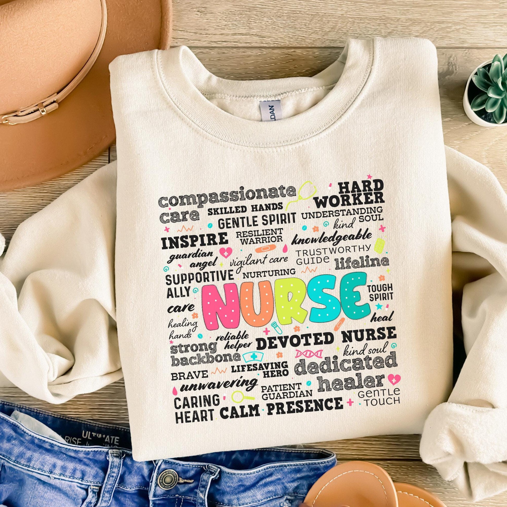 Retro Nurse Word PNG, Nurse Life Png - 300 DPI Design for T-Shirt