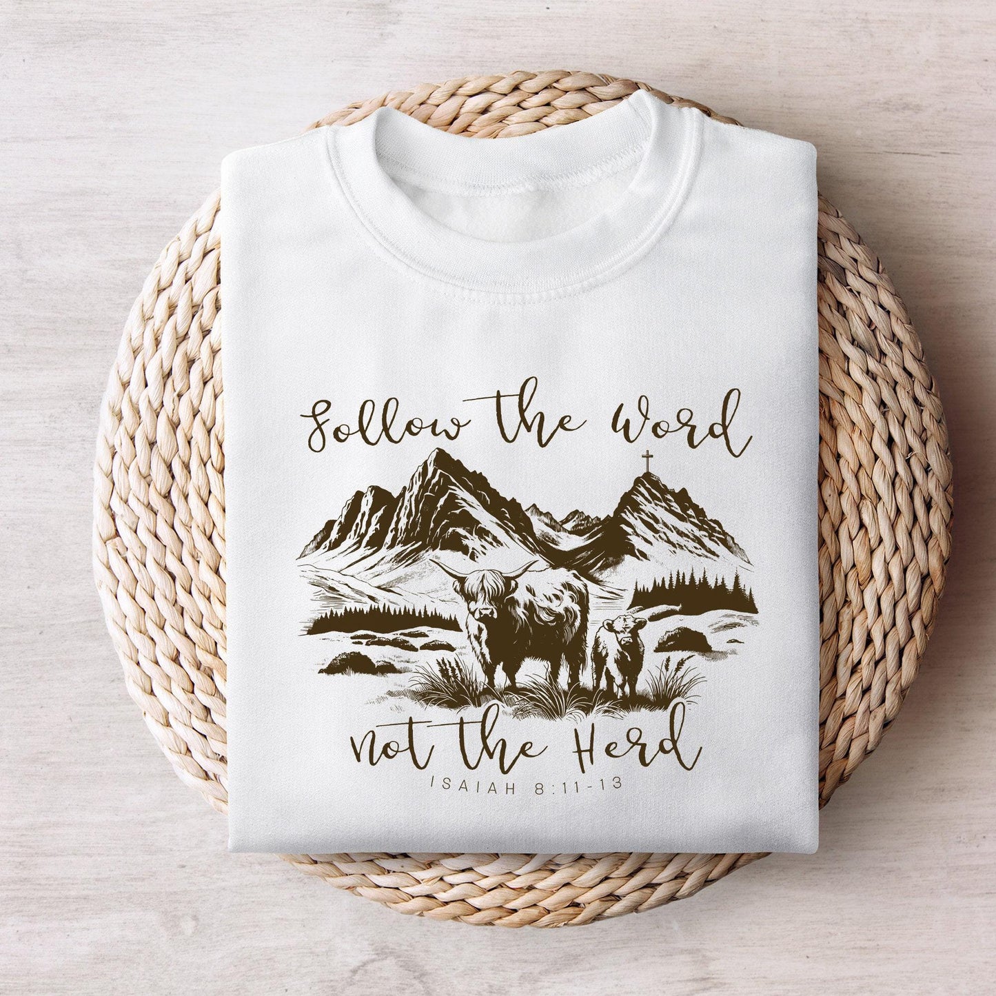 Follow the Word, Not the Herd PNG - 300 DPI Design for T-Shirt