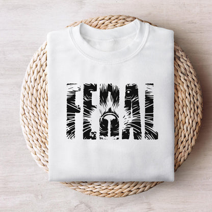 Feral Raccoon PNG, Funny Animal Digital Download - 300 DPI Design for