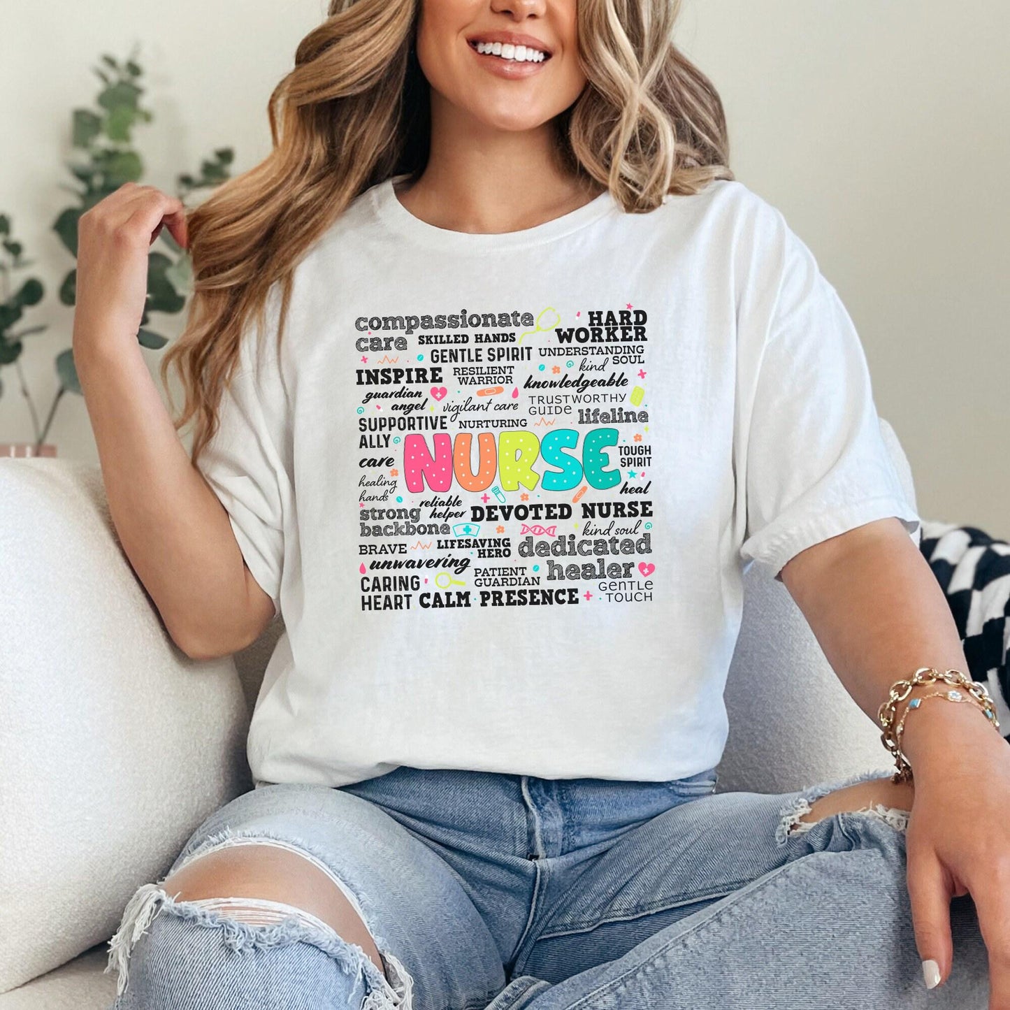 Retro Nurse Word PNG, Nurse Life Png - 300 DPI Design for T-Shirt