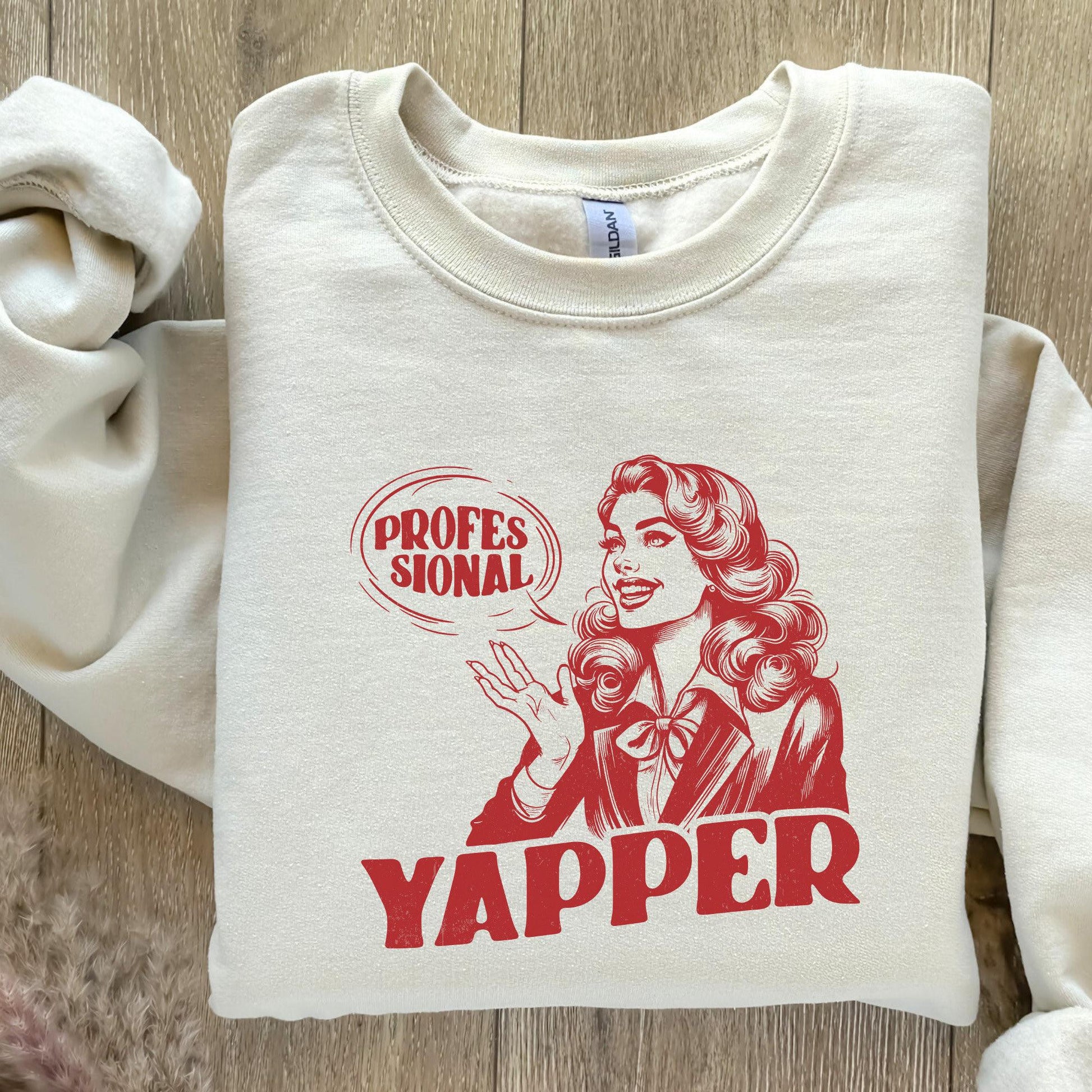 Professional Yapper PNG, Retro Sublimation Design - 300 DPI Design for