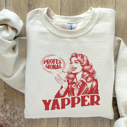 Professional Yapper PNG, Retro Sublimation Design - 300 DPI Design for
