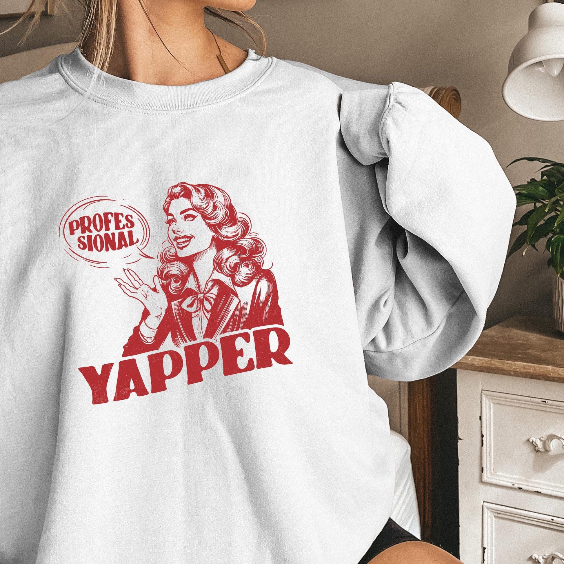 Professional Yapper PNG, Retro Sublimation Design - 300 DPI Design for