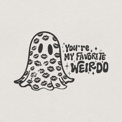 You're My Favorite Weirdo PNG, Funny Valentine PNG - 300 DPI Design for