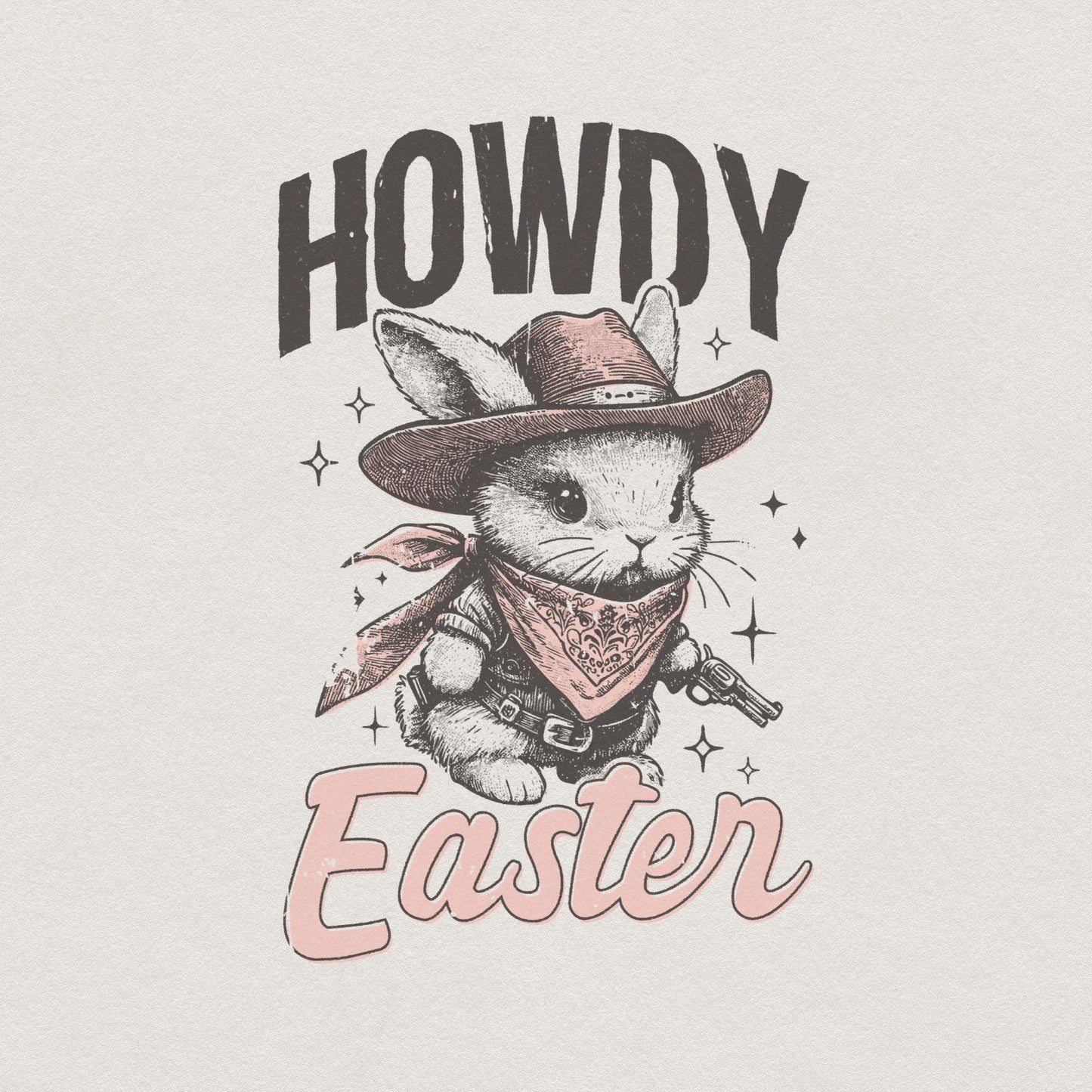 Howdy Easter PNG, Digital Download - 300 DPI Design for T-Shirt