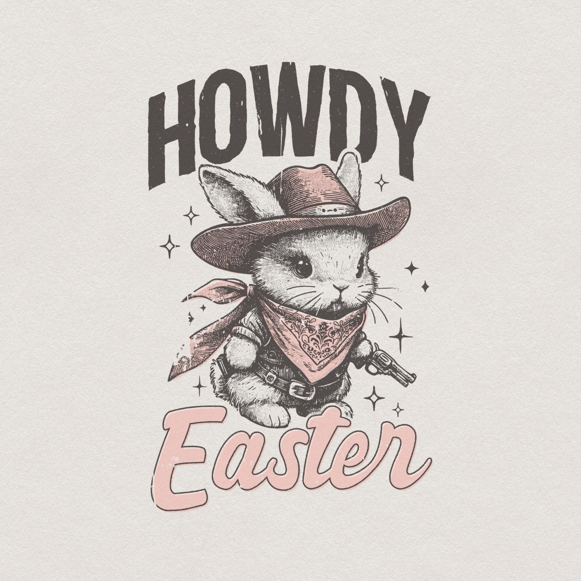 Howdy Easter PNG, Digital Download - 300 DPI Design for T-Shirt