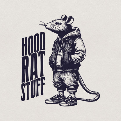 Hood Rat Stuff Digital Download Alt 2, Printable Graphic - 300 DPI Design