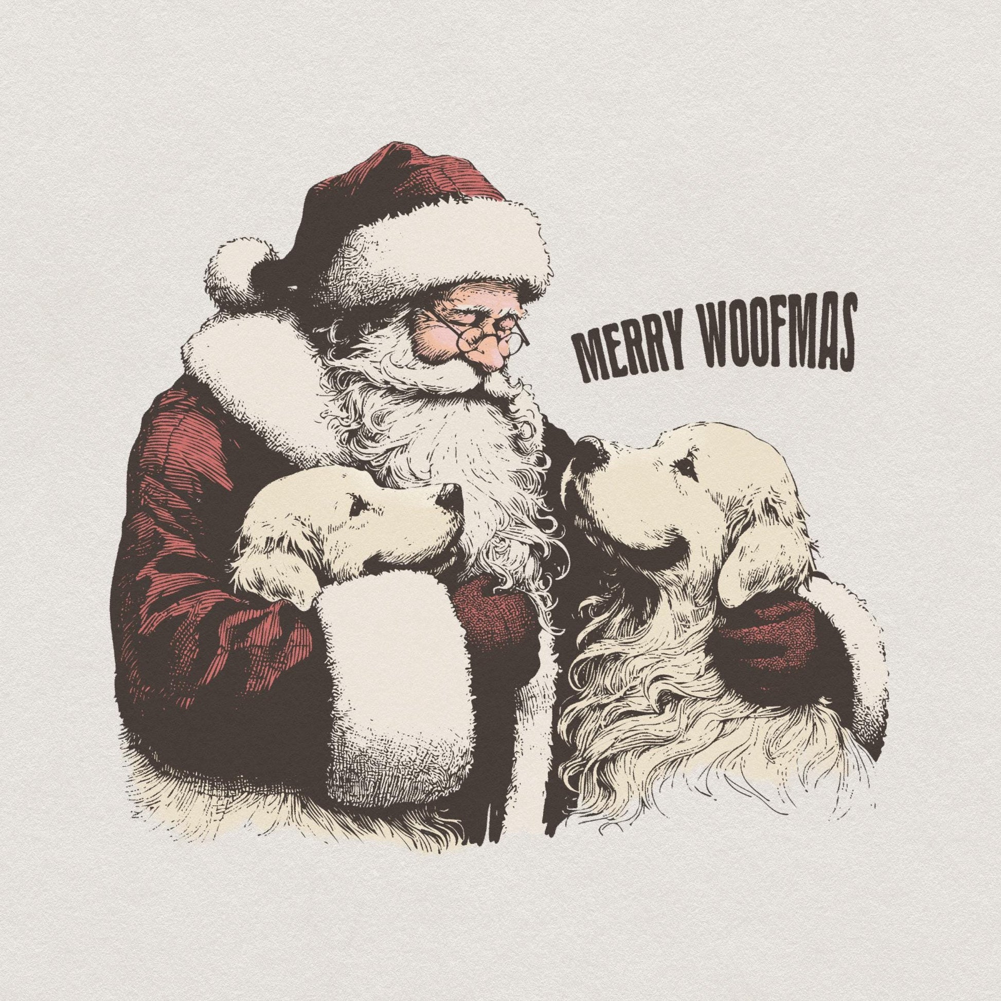 Merry Woofmas PNG, Dog Mama PNG - 300 DPI Design for T-Shirt