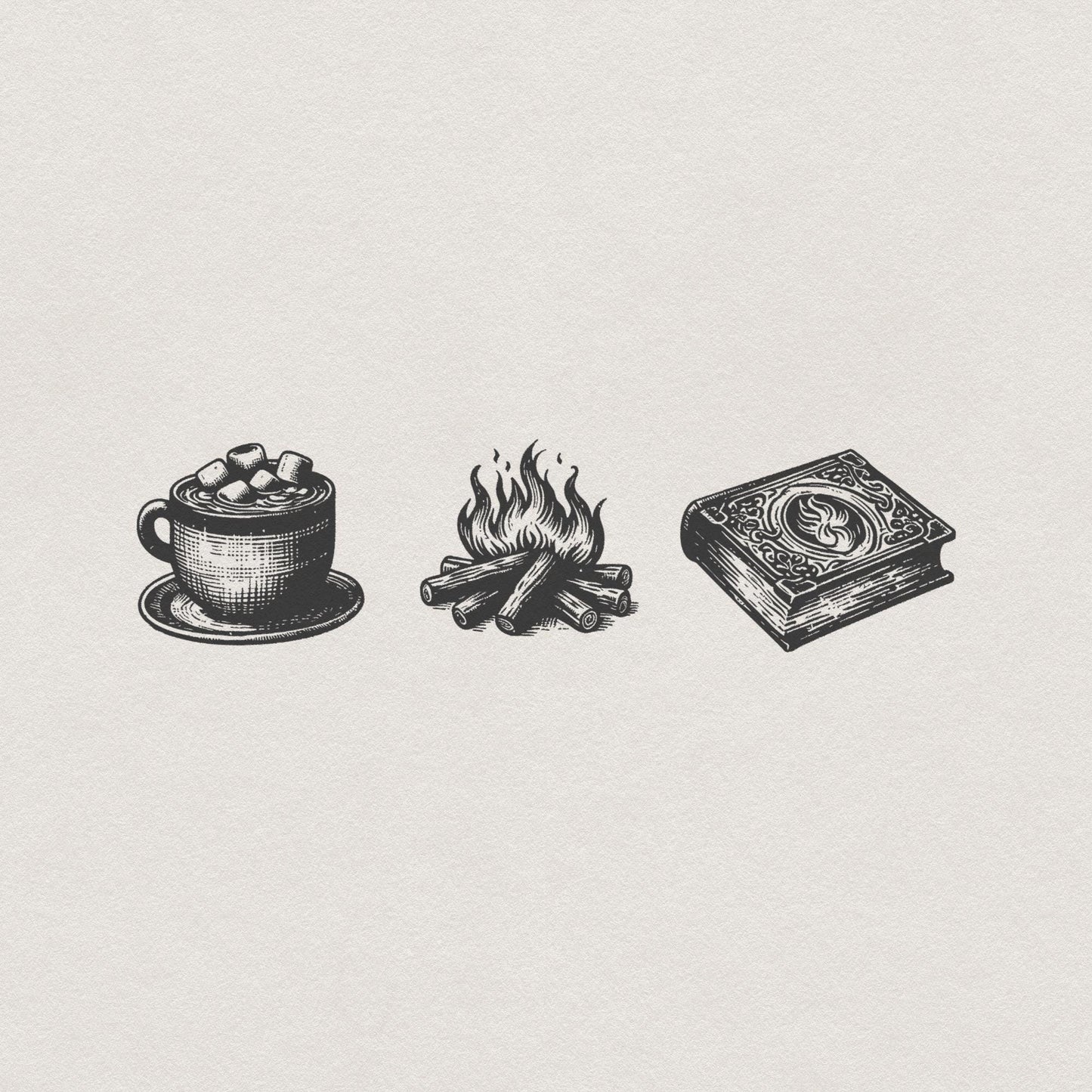 Cozy Readers Sublimation Design Alt 2, Fall Bookish Png - 300 DPI Design