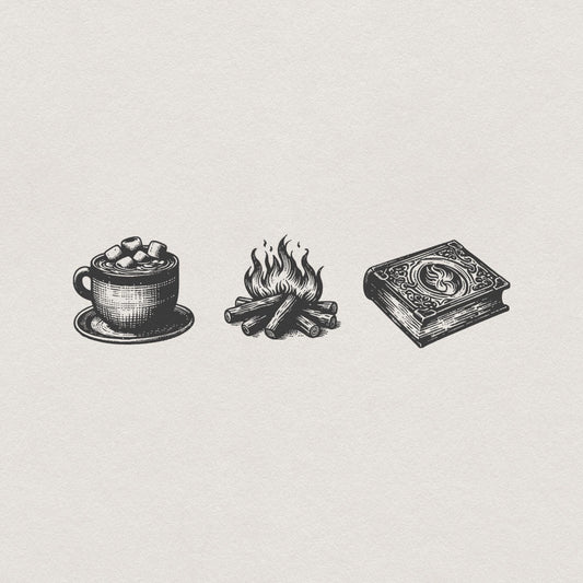 Cozy Readers Sublimation Design Alt 2, Fall Bookish Png - 300 DPI Design