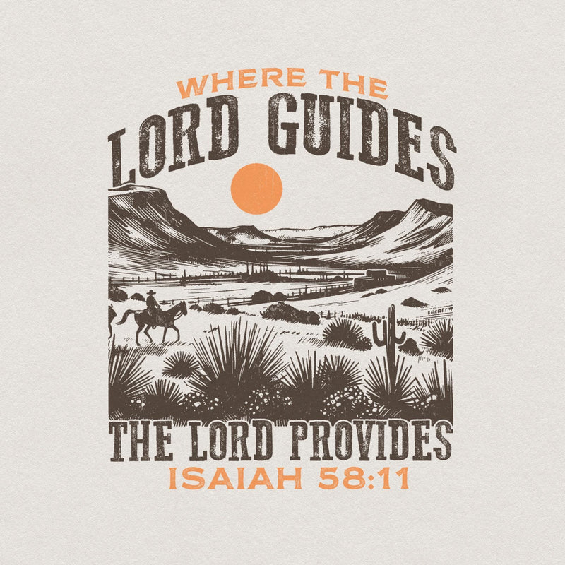 The Lord Provides Christian PNG, Vintage Bible Verse Sublimation - 300